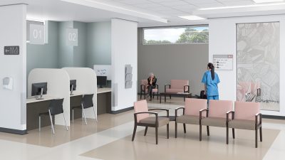 creating a warm welcoming healthcare facility
