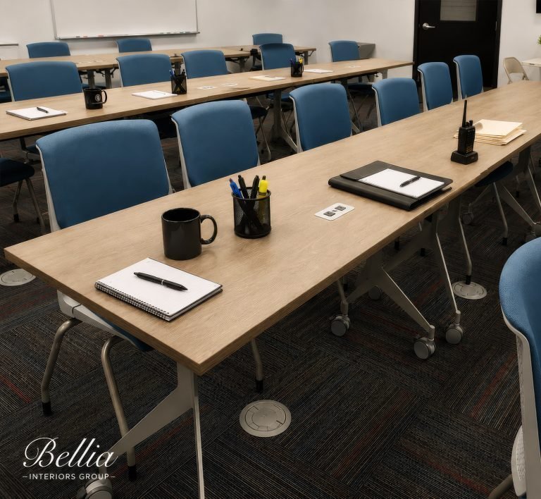 NJ Police & Fire Complex Conference Room Furniture Design in South Jersey