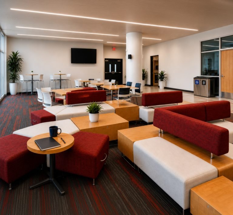 New Jersey College Communal Study Space